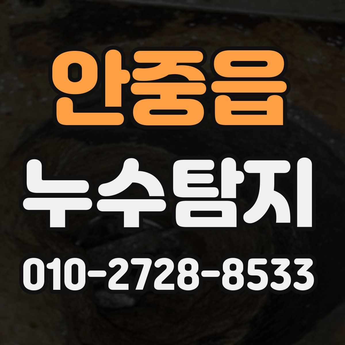 안중읍 누수탐지