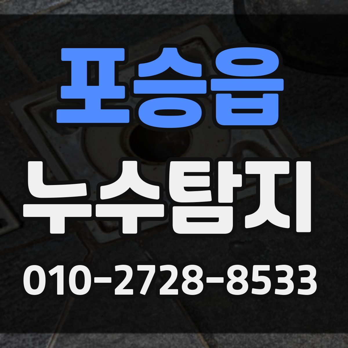 포승읍 누수탐지