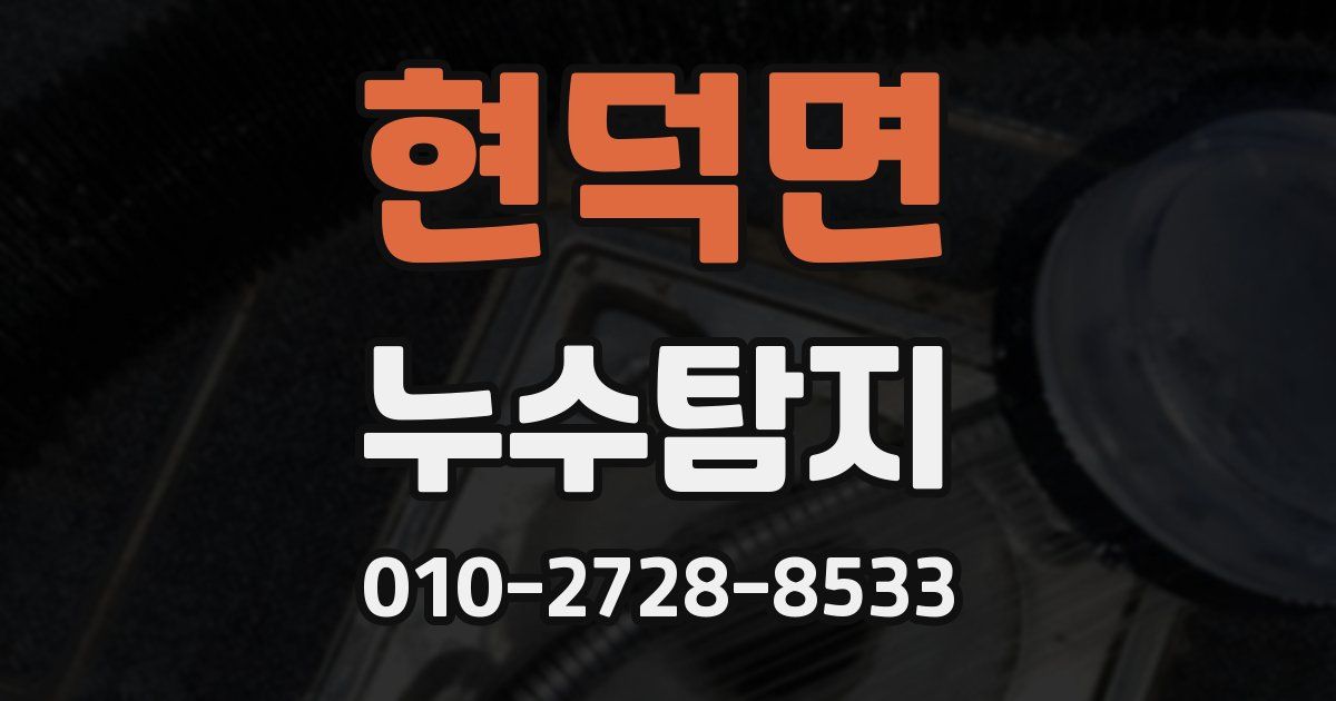 현덕면 누수공사