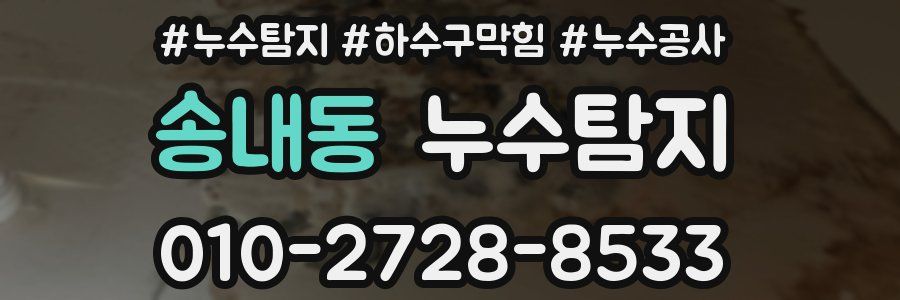송내동 누수탐지업체