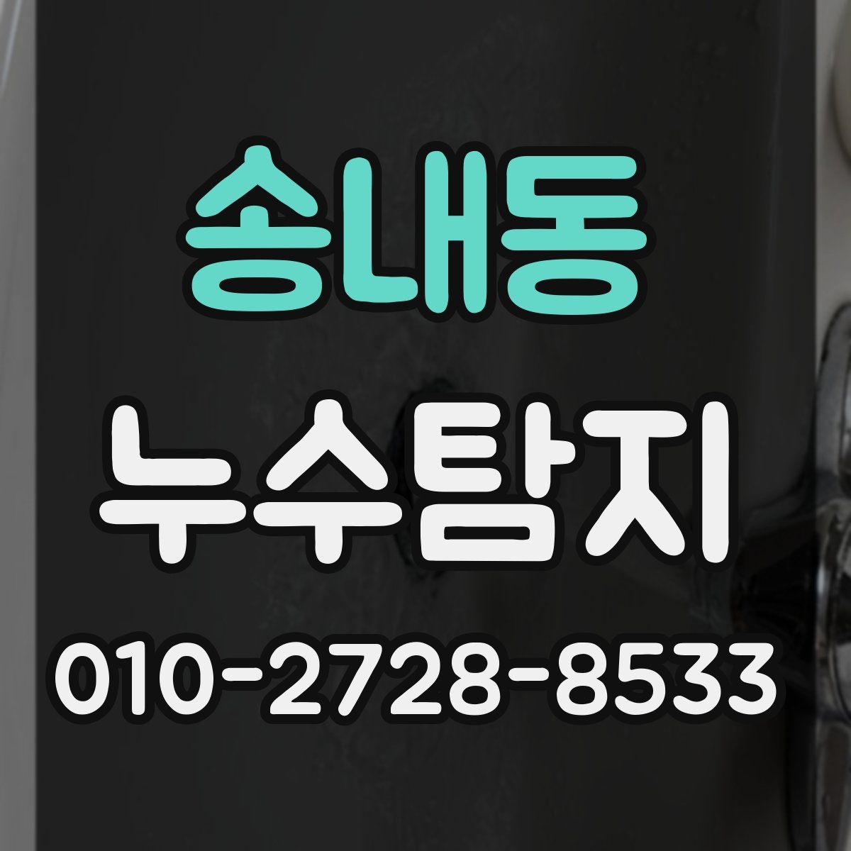 송내동 누수탐지