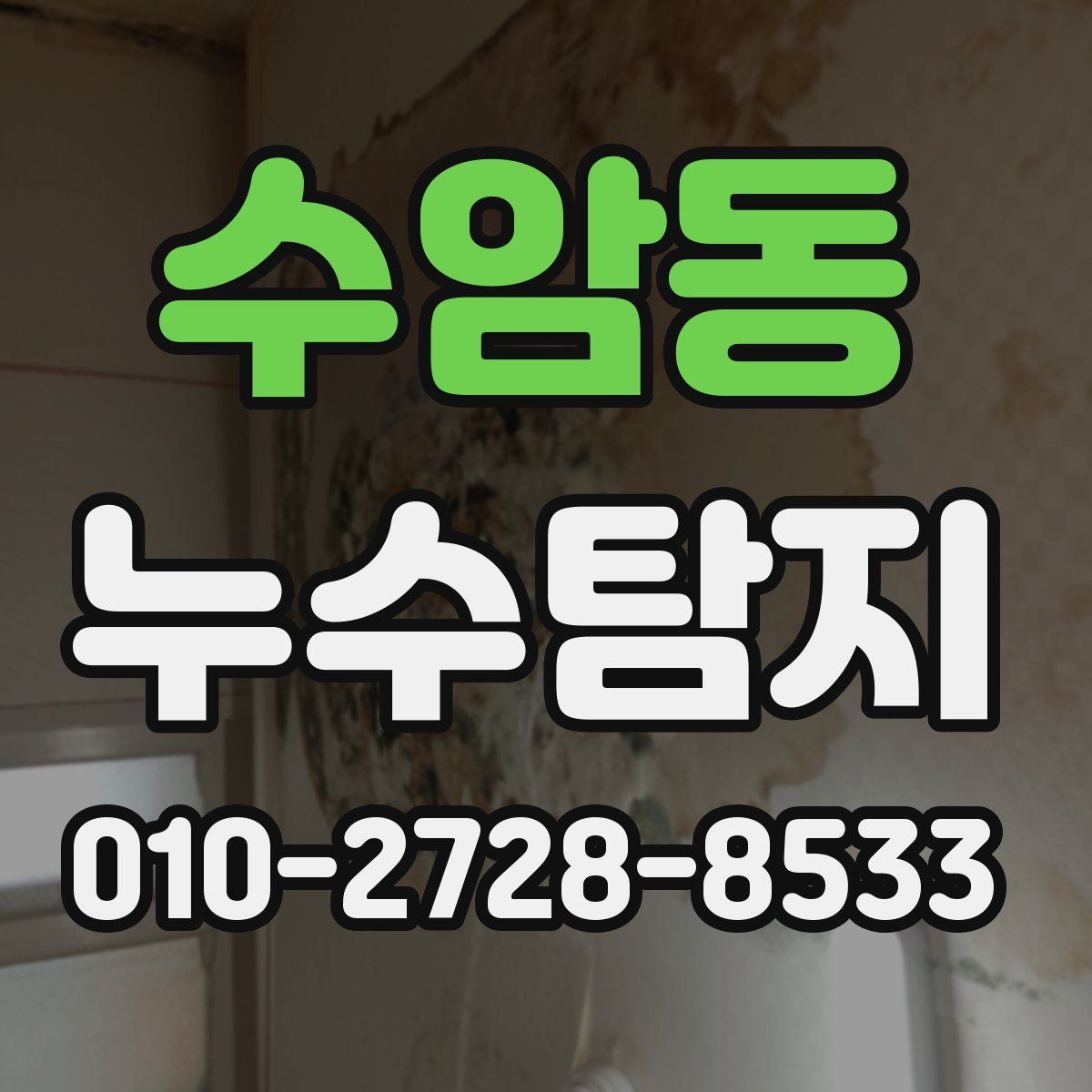 수암동 누수탐지