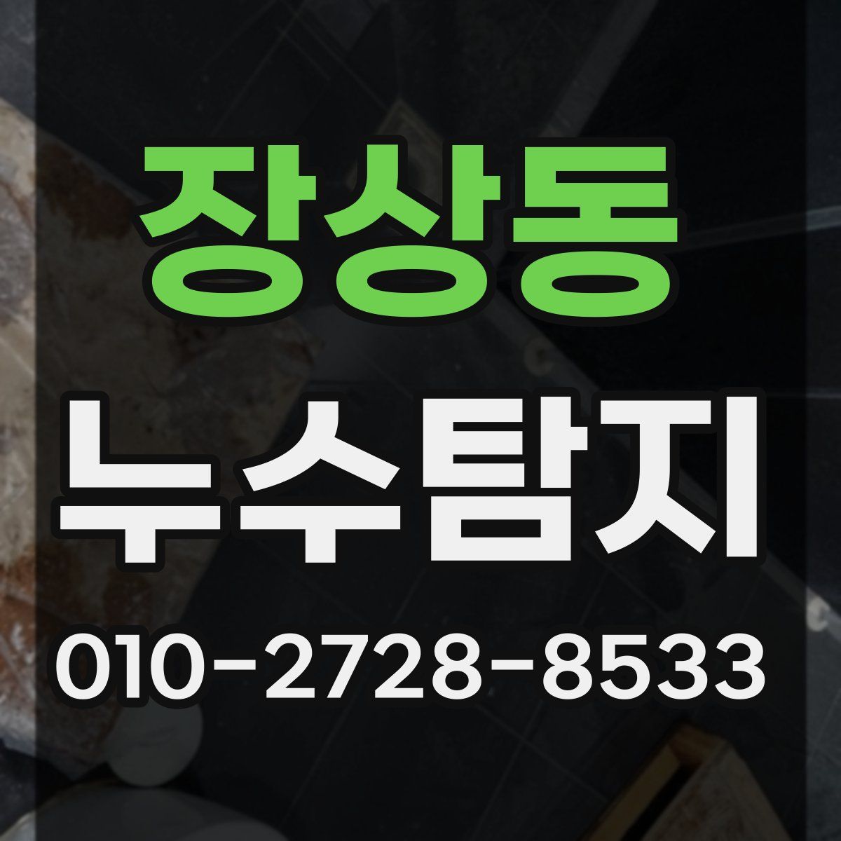 장상동 누수탐지