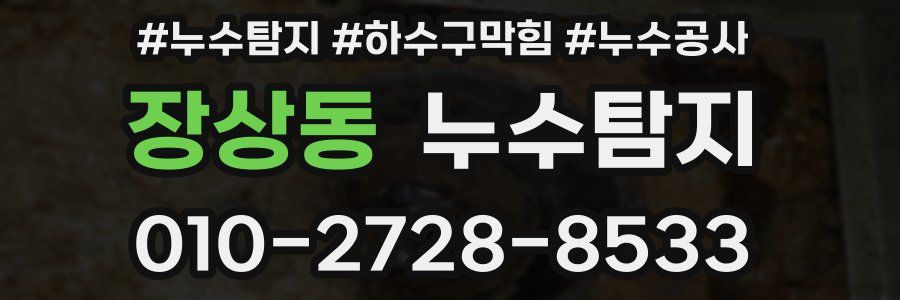 장상동 누수탐지업체