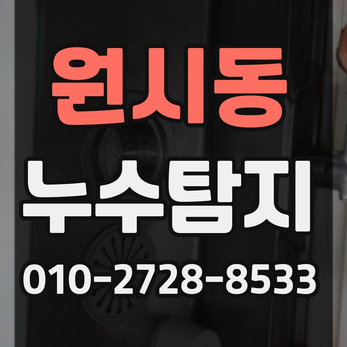 원시동 누수탐지