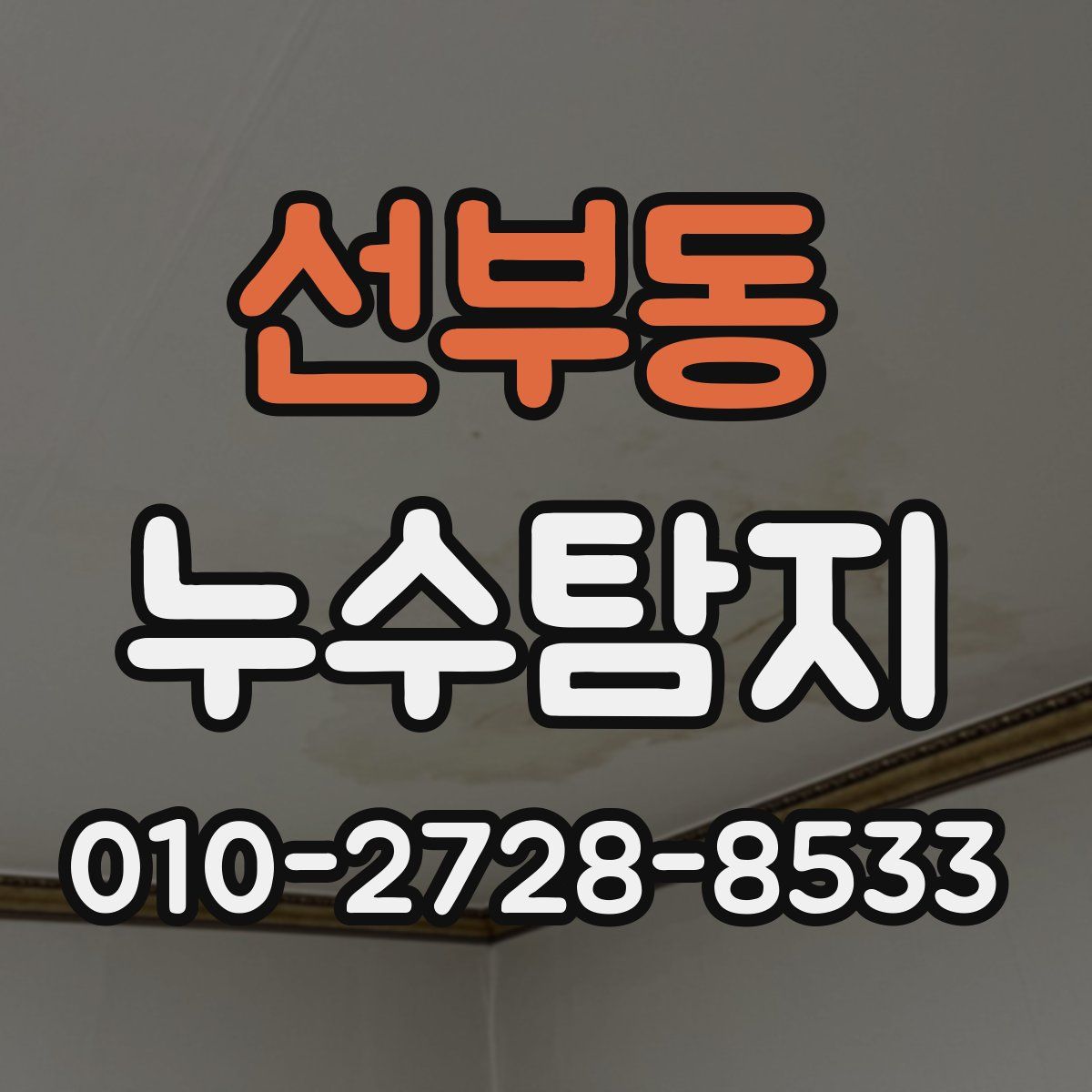 선부동 누수탐지