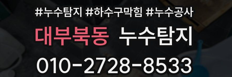 대부북동 누수탐지업체