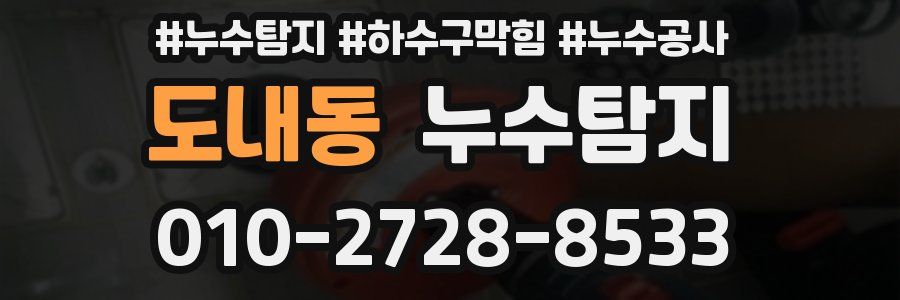 도내동 누수탐지업체