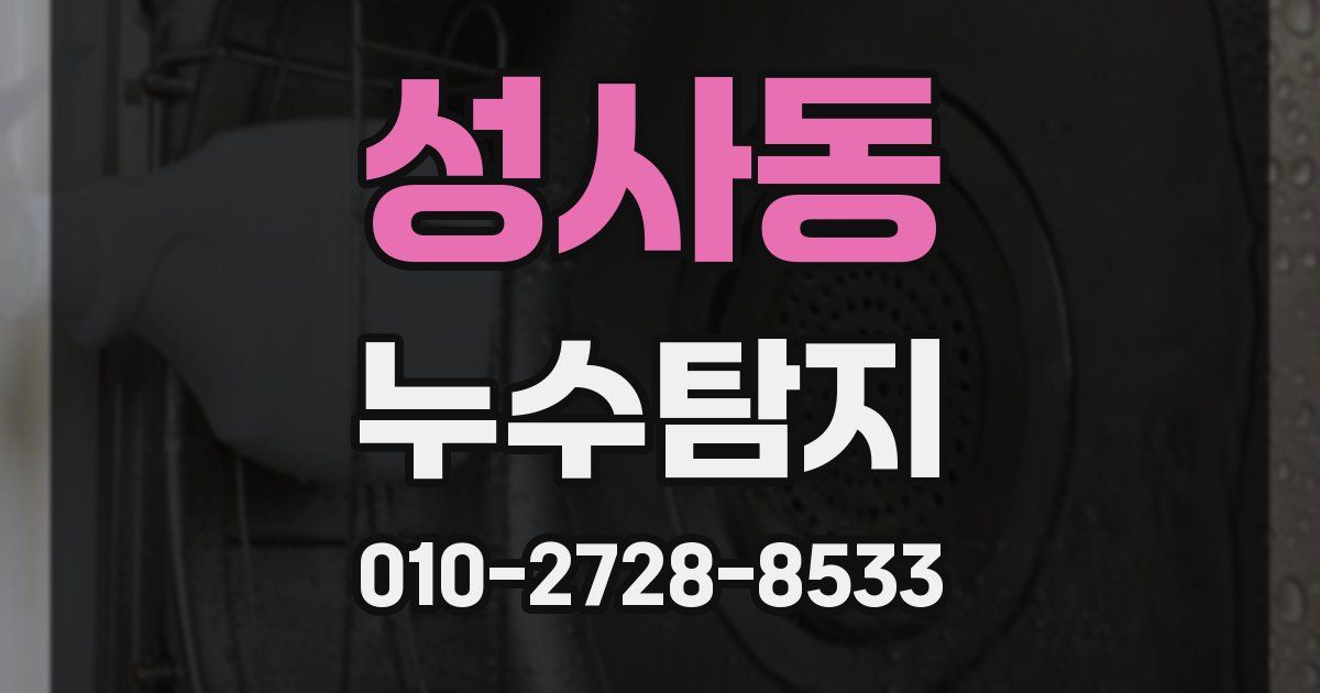성사동 누수공사