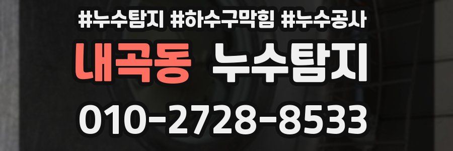 내곡동 누수탐지업체