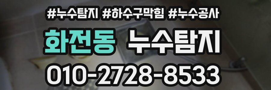 화전동 누수탐지업체