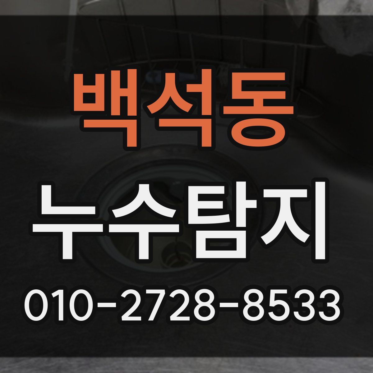 백석동 누수탐지