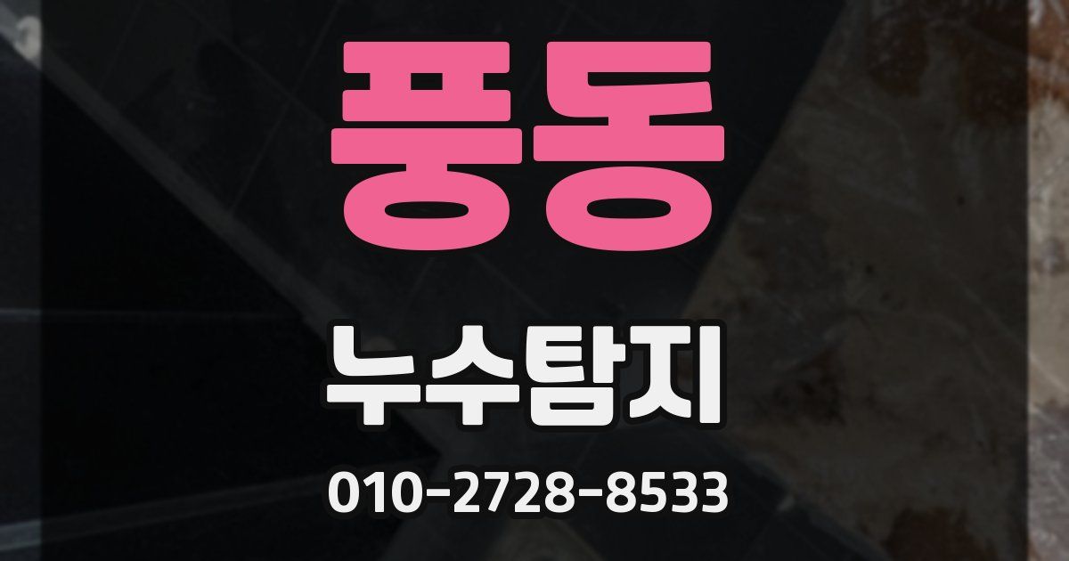 풍동 누수공사