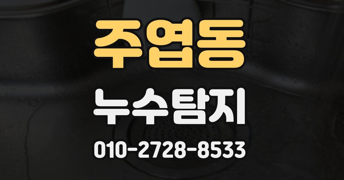 주엽동 누수공사