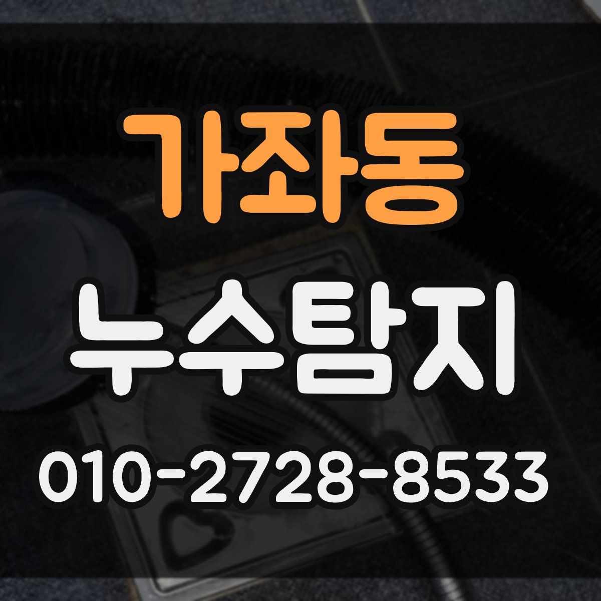 가좌동 누수탐지
