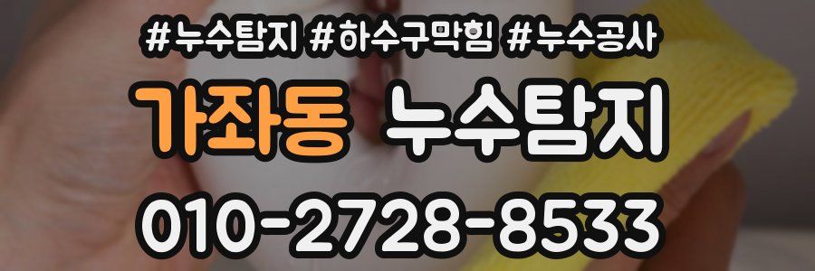 가좌동 누수탐지업체