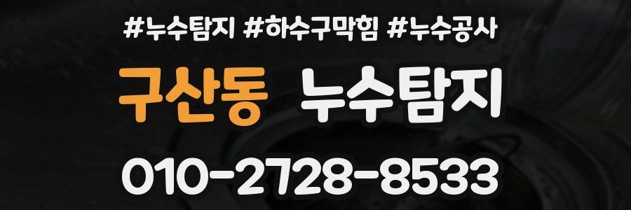구산동 누수탐지업체