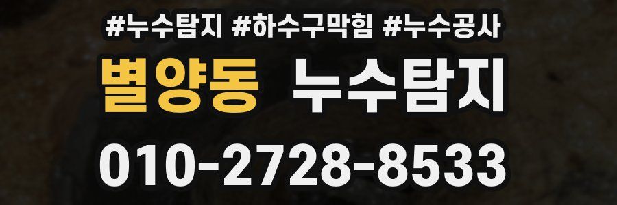 별양동 누수탐지업체