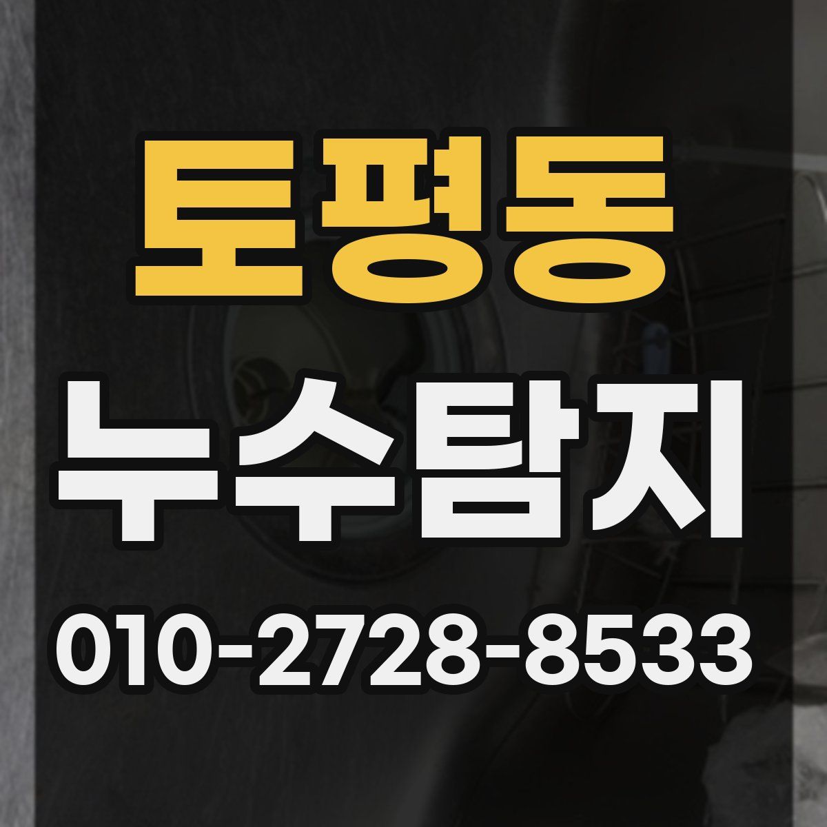 토평동 누수탐지