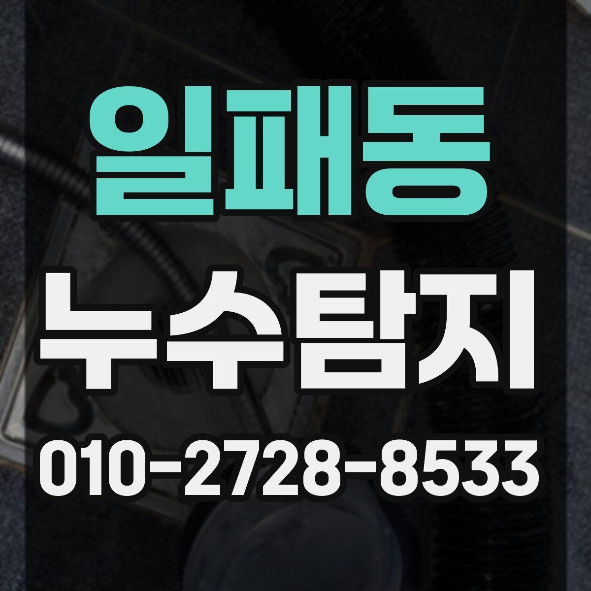 일패동 누수탐지