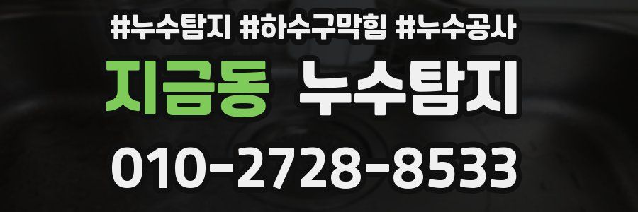 지금동 누수탐지업체