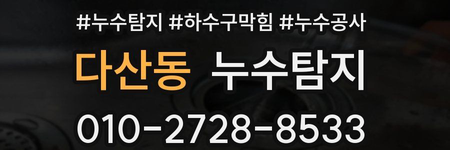 다산동 누수탐지업체