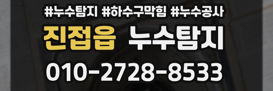 진접읍 누수탐지업체