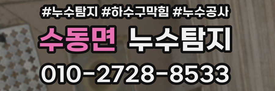 수동면 누수탐지업체
