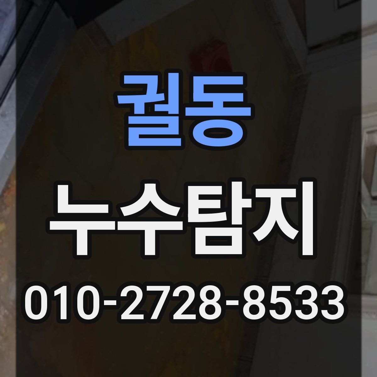 궐동 누수탐지