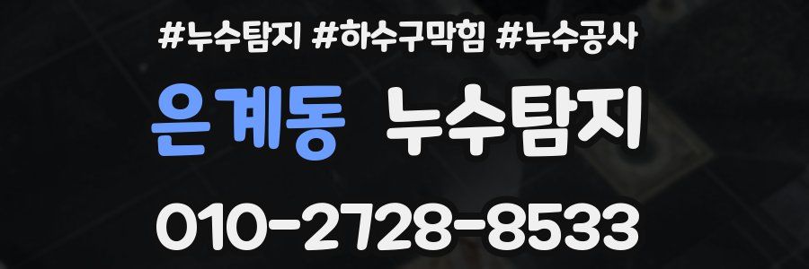 은계동 누수탐지업체