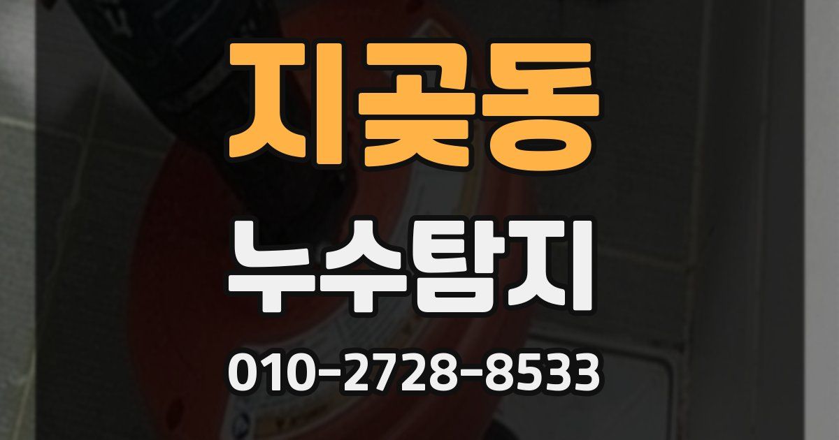 지곶동 누수공사