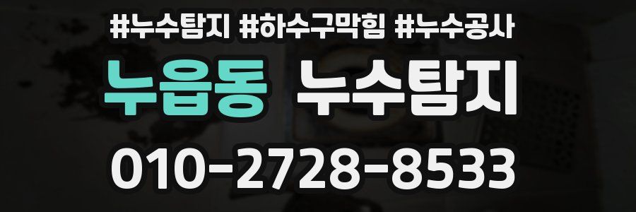 누읍동 누수탐지업체