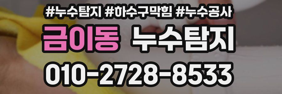 금이동 누수탐지업체