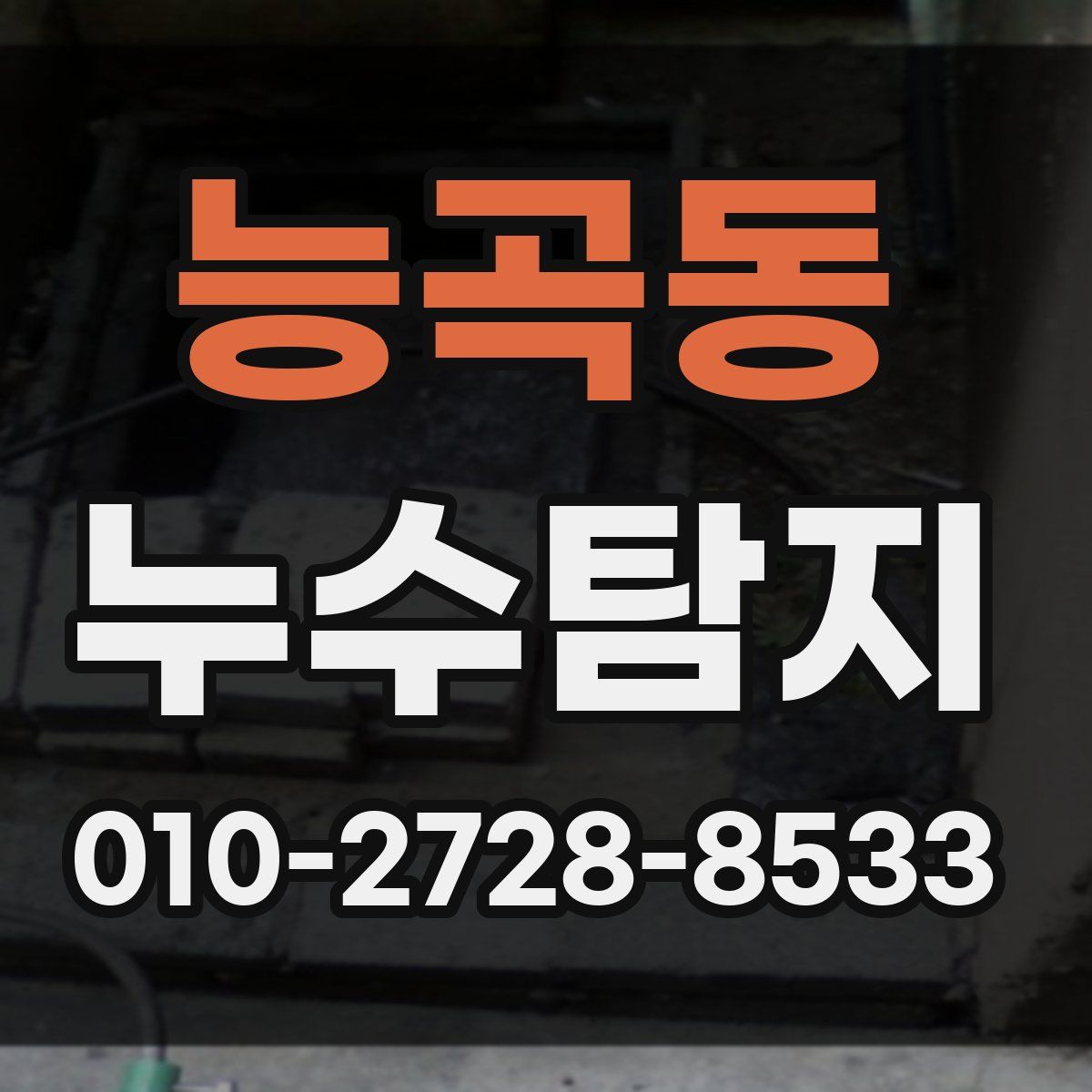 능곡동 누수탐지