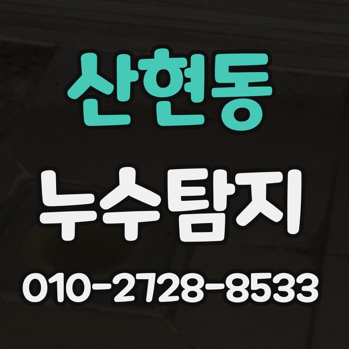 산현동 누수탐지