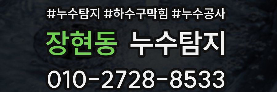장현동 누수탐지업체