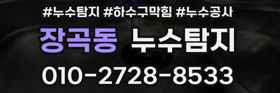 장곡동 누수탐지업체