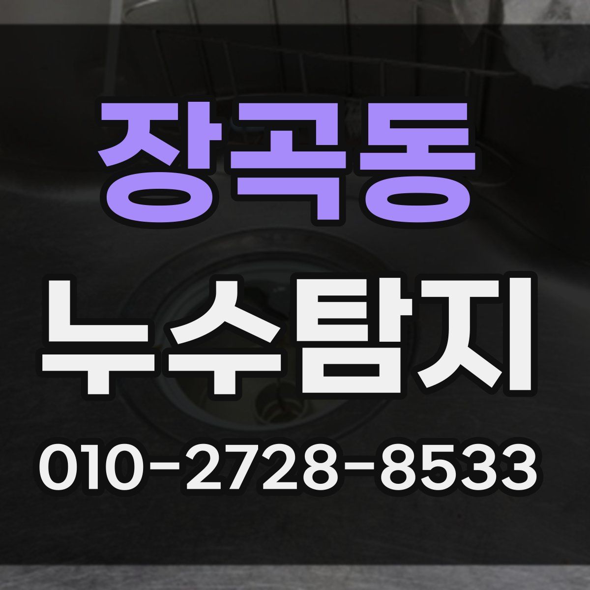 장곡동 누수탐지
