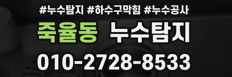 죽율동 누수탐지업체