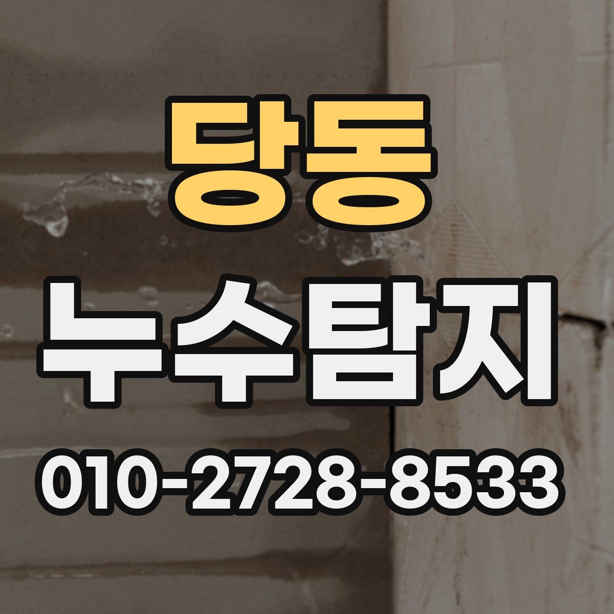당동 누수탐지