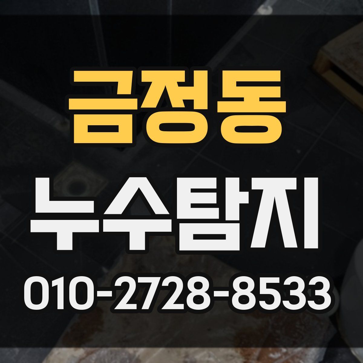 금정동 누수탐지