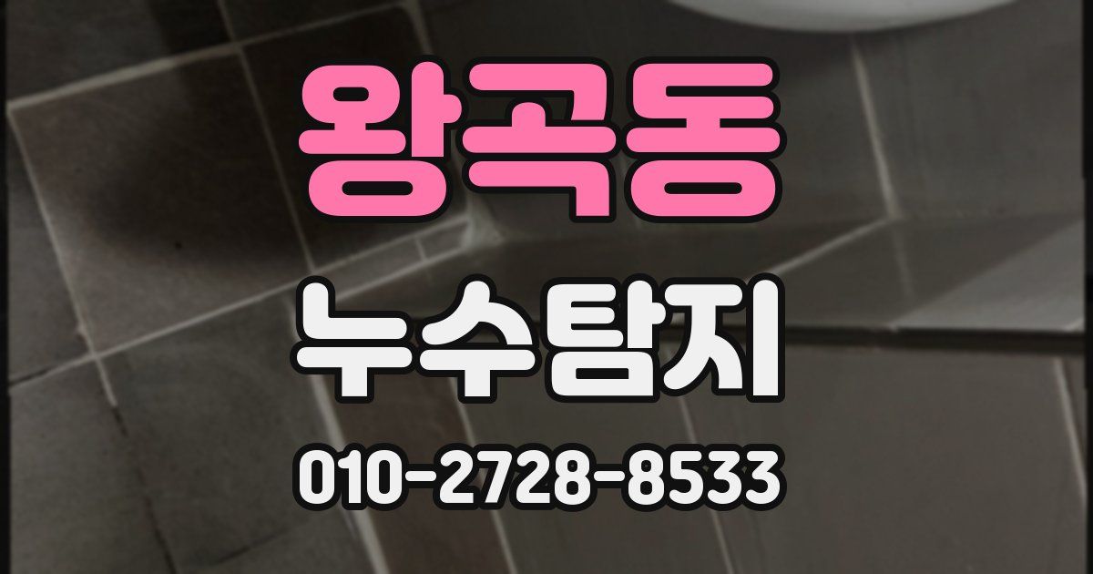 왕곡동 누수공사