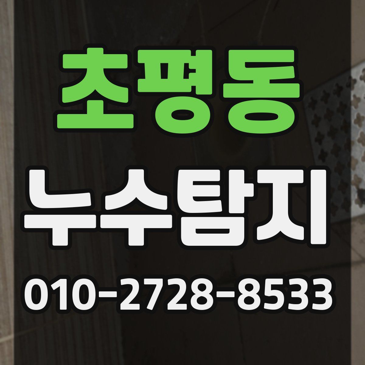 초평동 누수탐지