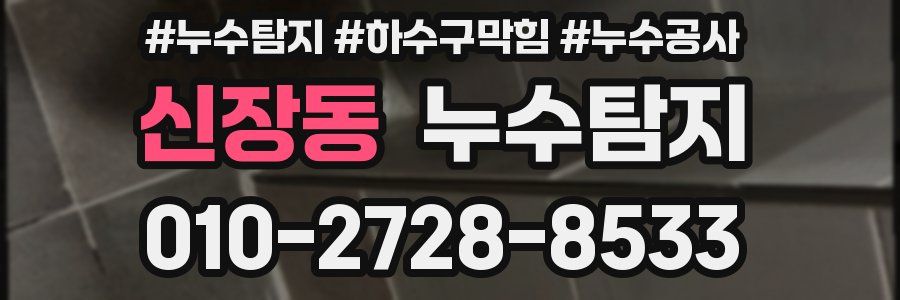신장동 누수탐지업체