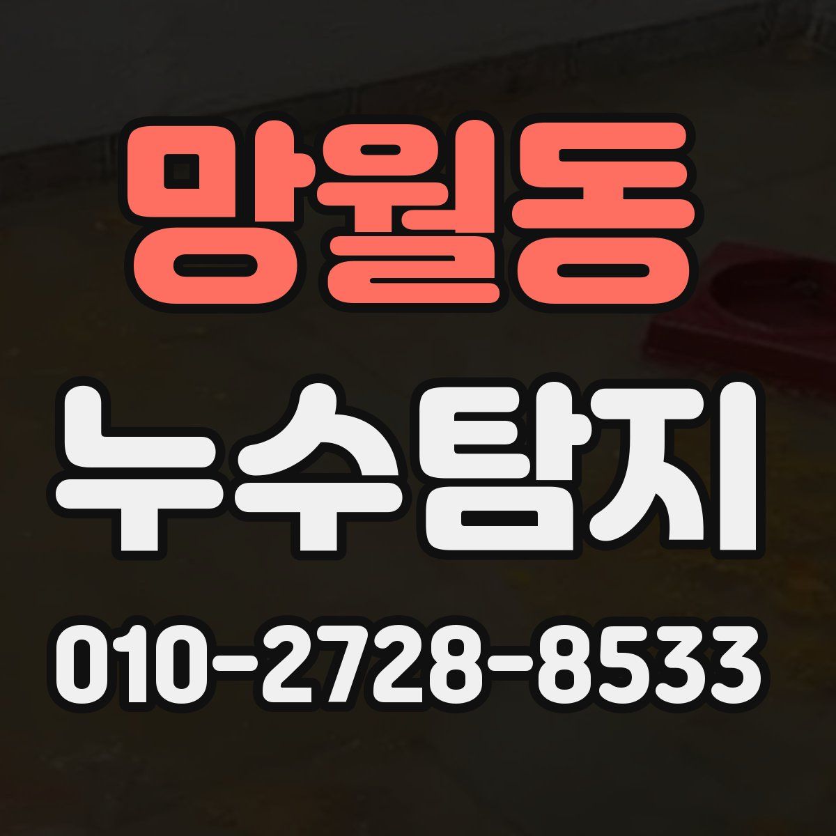 망월동 누수탐지