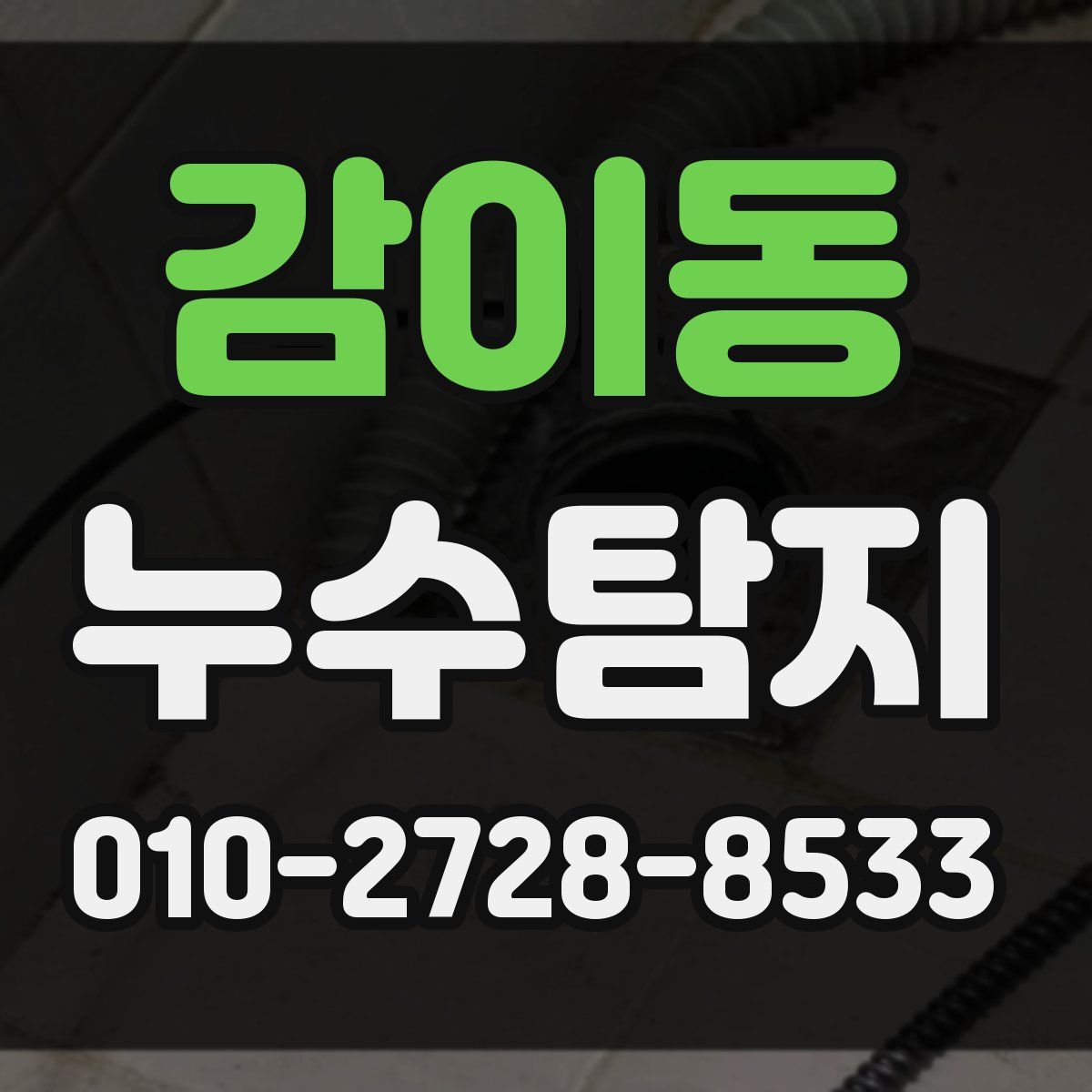감이동 누수탐지
