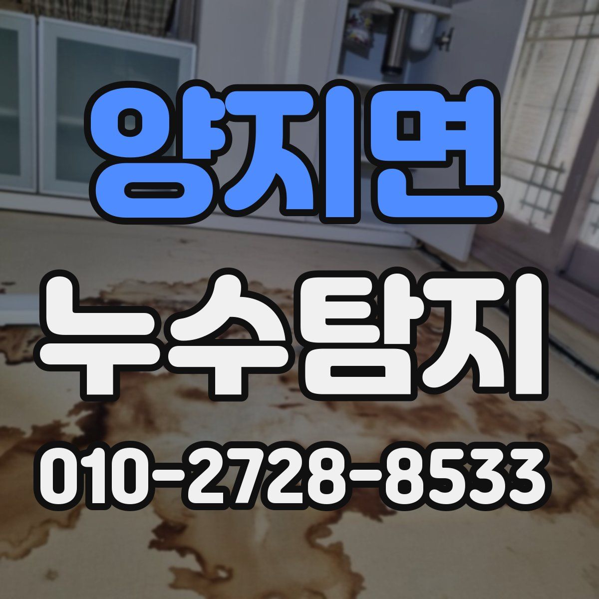 양지면 누수탐지