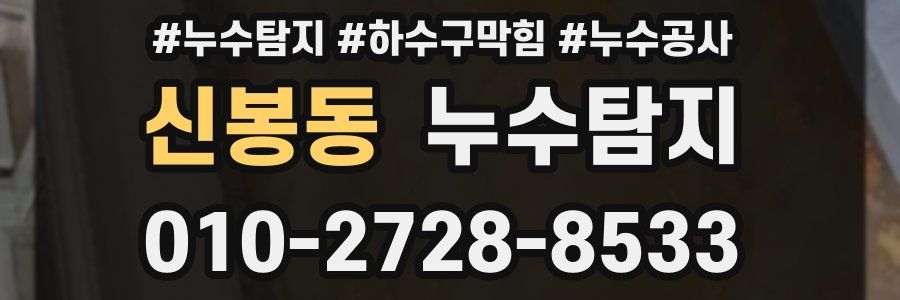 신봉동 누수탐지업체