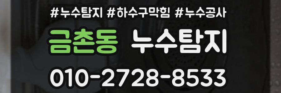 금촌동 누수탐지업체