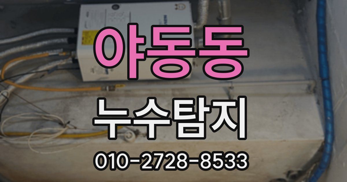야동동 누수공사